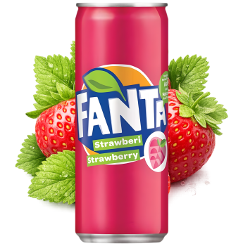 FANTA - Strawberry Slim Can VIETNAM 320ml